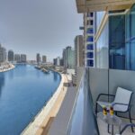 Dubai Hotel Apartments 1 Bedroom Apartment with Canal View and Burj Khalifa View