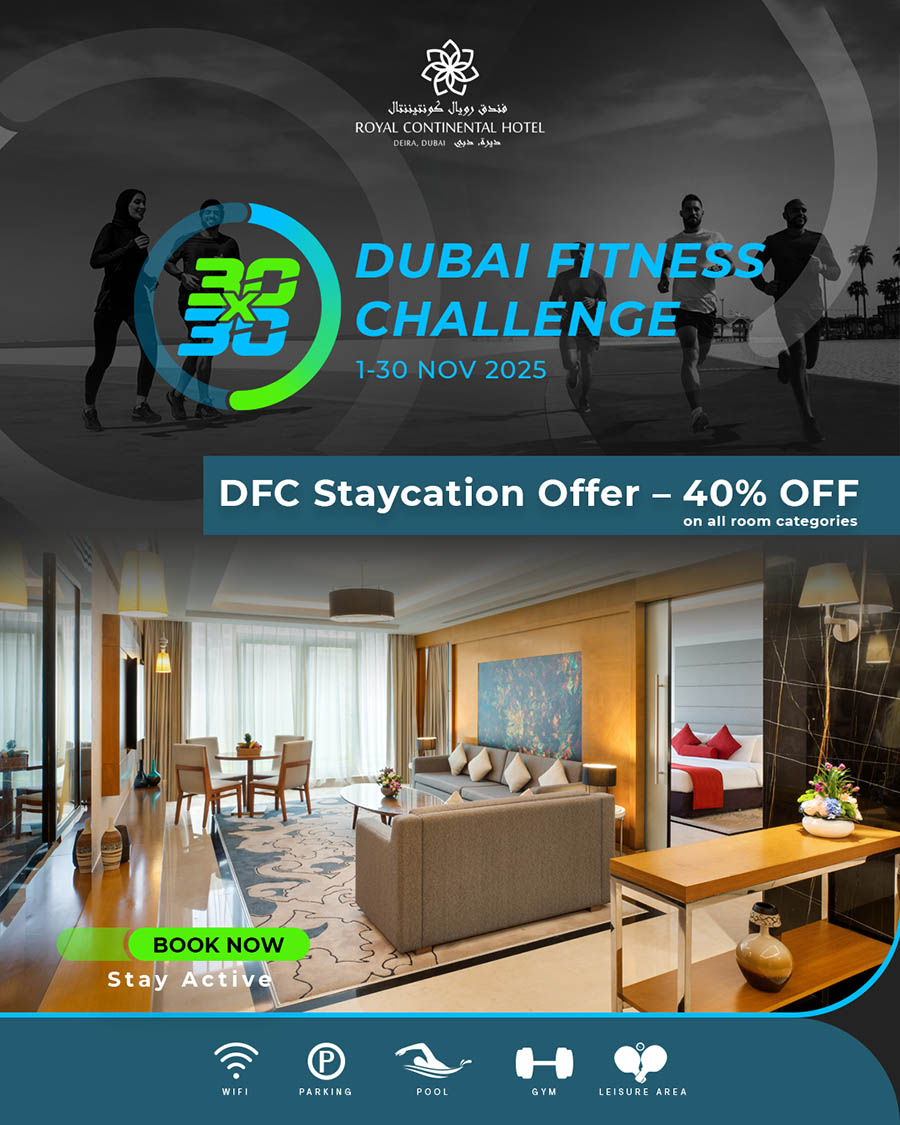 dubai-fitness-challenge-staycation-offer-at-royal-continental-business-hotel-dubai